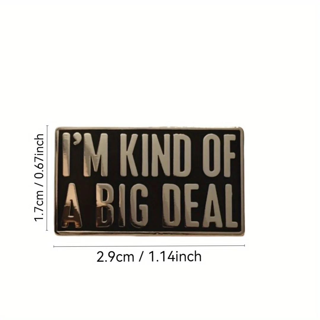 Broche metálico elegante y moderno para uso diario unisex sobrio - imagen 4