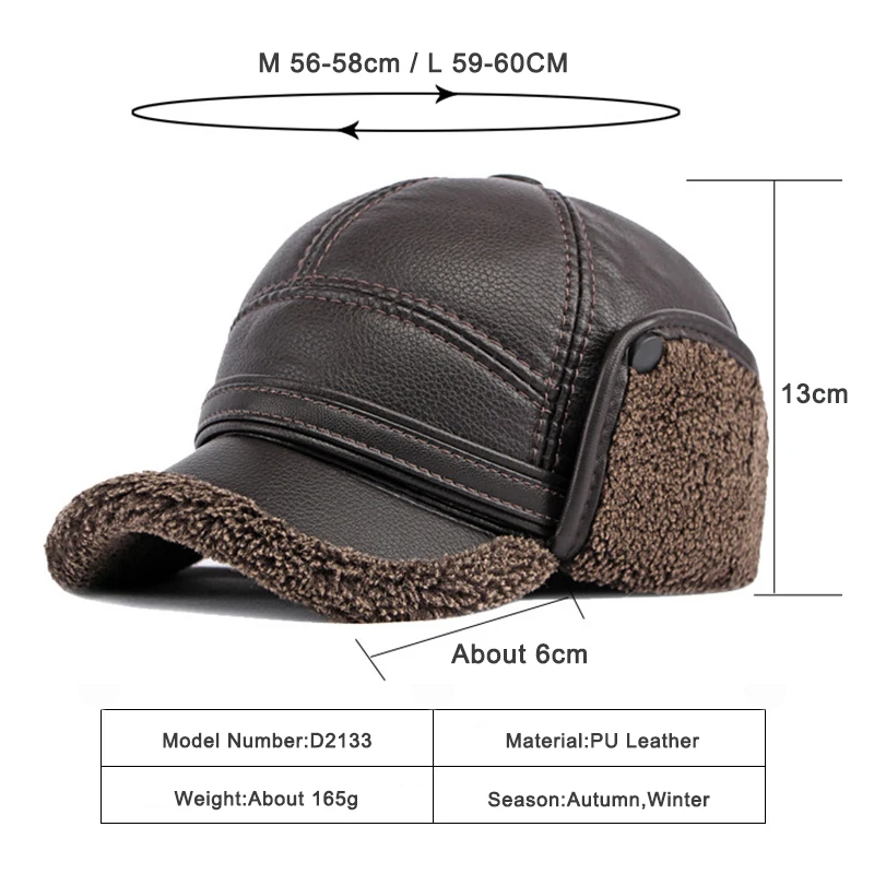 Gorra bombardero táctica de invierno con orejeras y anti-viento - imagen 5