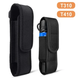 Funda táctica MOLLE para linterna LED, cinturón de nailon para caza