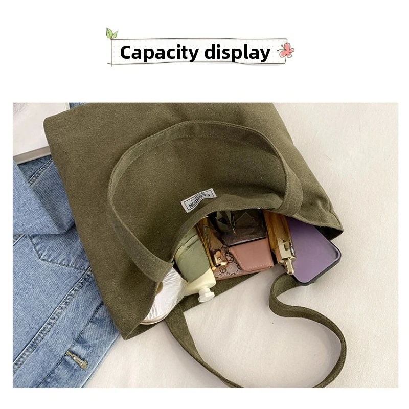 Bolso de hombro grande de tela Oxford para trabajo