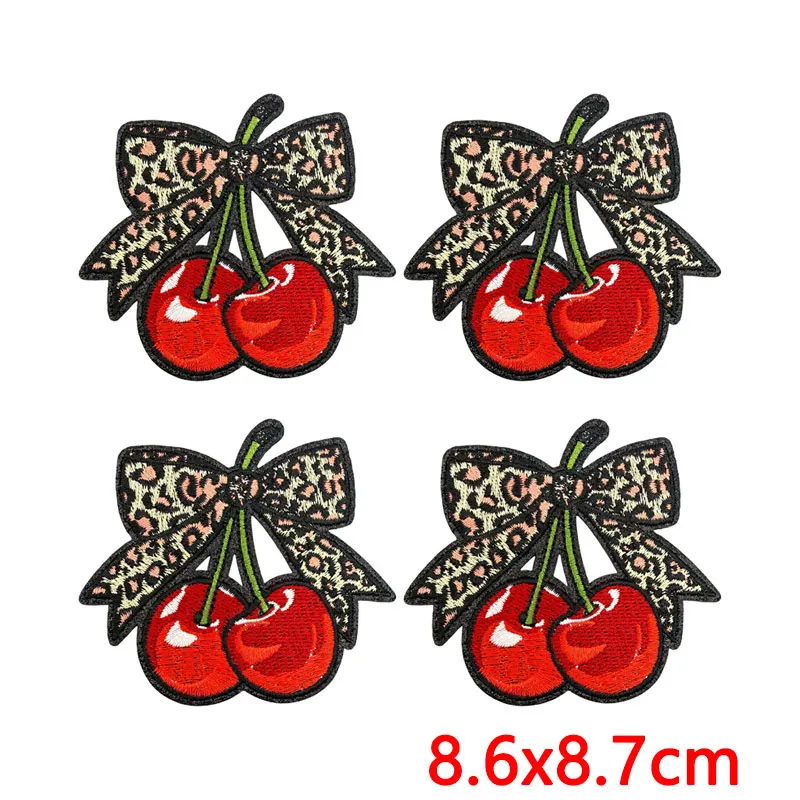 Parche bordado vaquero occidental termoadhesivo leopardo y mariposa - imagen 5