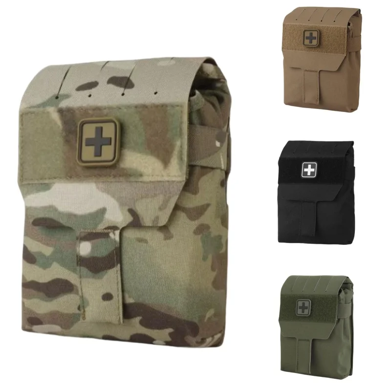Bolsa táctica primeros auxilios MOLLE de extracción rápida