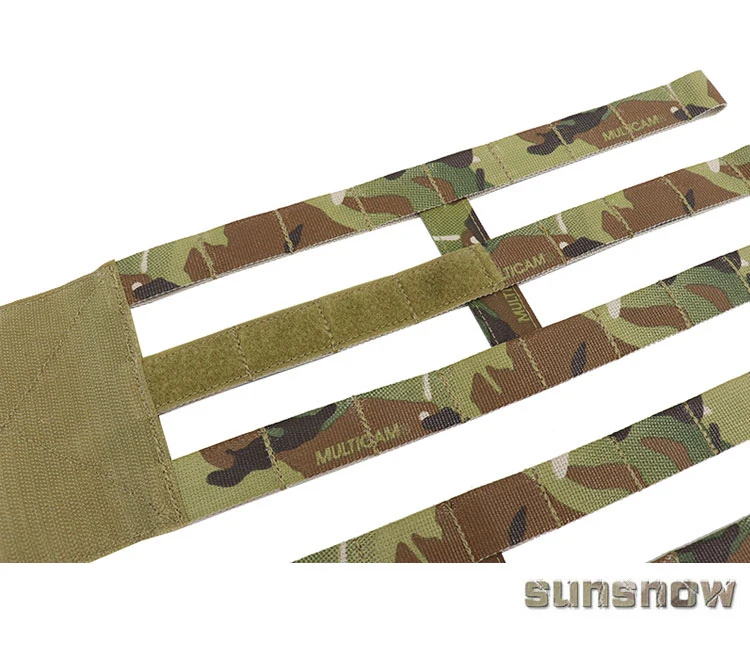 Ejemplo de configuración con bolsas Molle
