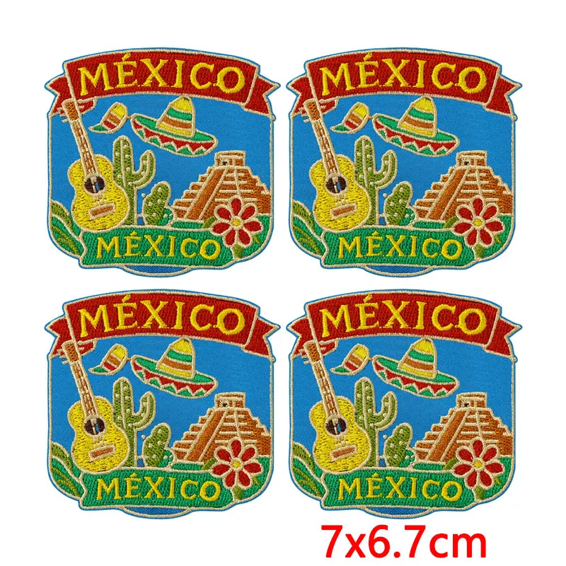 Parche bordado termoadhesivo Las Vegas, México, España para ropa - imagen 4