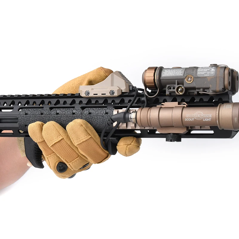 Cubierta riel M-LOK táctico nailon KeyMod para airsoft AR15 M4 - imagen 3