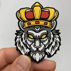 Parche termoadhesivo PVC 3D para logotipo personalizado