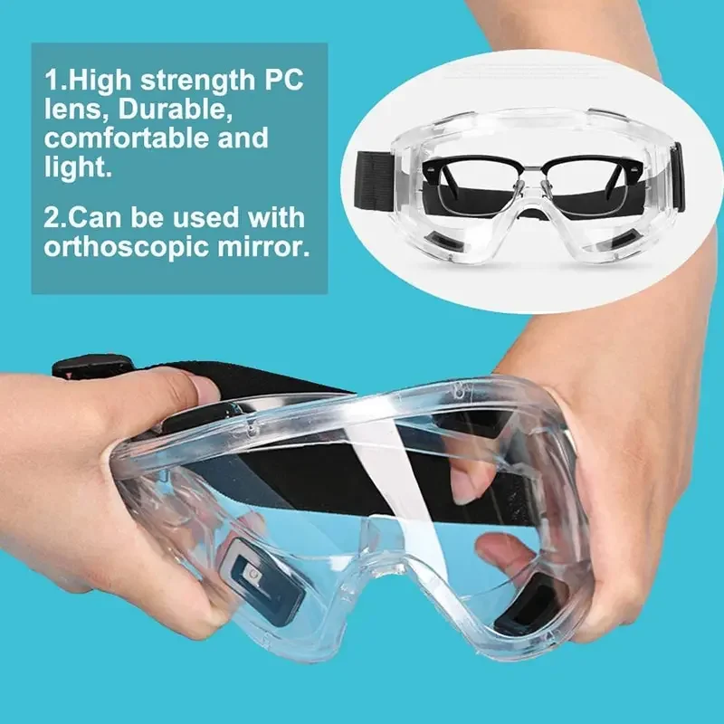 Gafas de seguridad antiniebla antisalpicaduras a prueba de polvo - imagen 3
