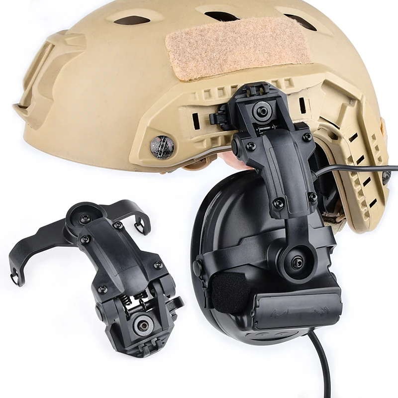 Soporte de auriculares para casco táctico FAST y Wendy – Riel C2/3 - imagen 3