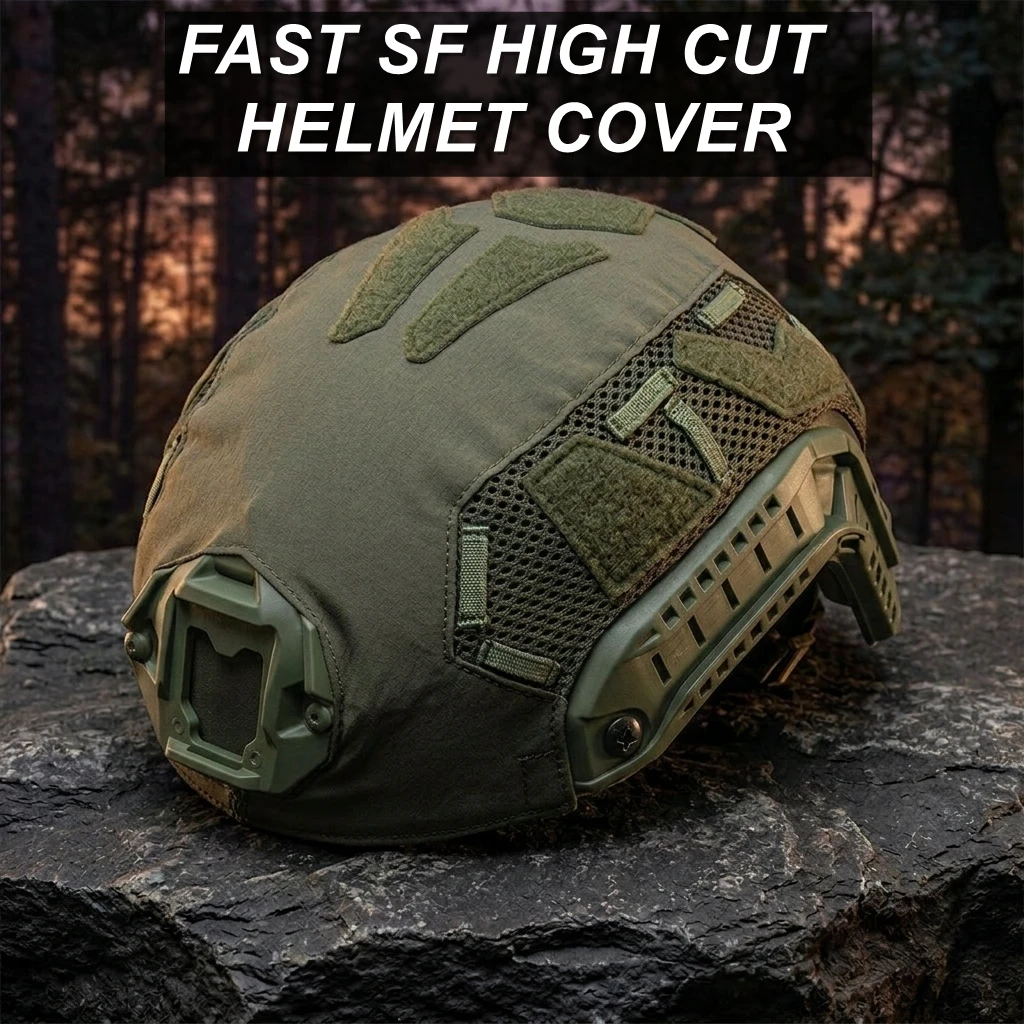 Funda casco FAST SF Super High Cut transpirable con parche velcro - imagen 5