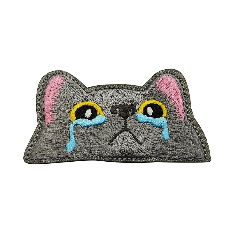 Parche MOLLE bordado estilo gato para mochila - imagen 4