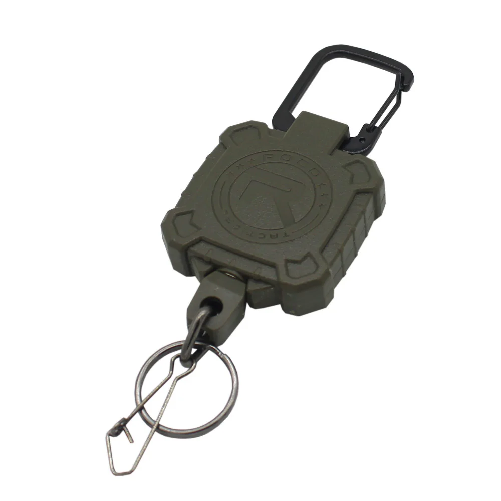 VULPO Cuerda seguridad – Llavero acero retráctil multiusos - imagen 5