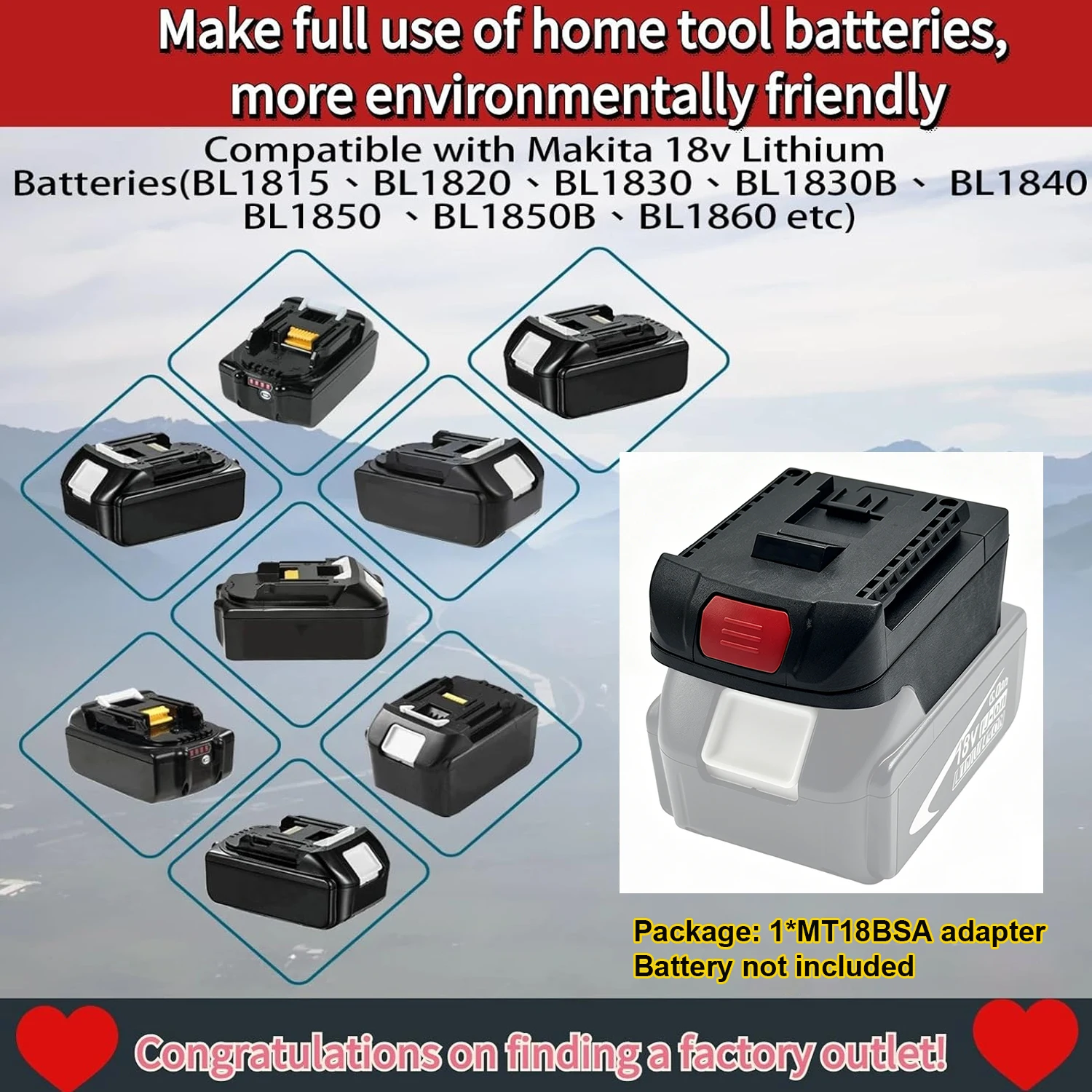 Adaptador batería Makita para herramientas Bosch Li-ion - imagen 4