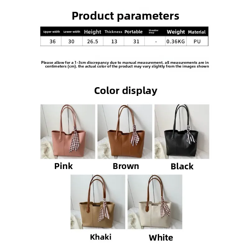 Bolso tote de hombro con diseño versátil