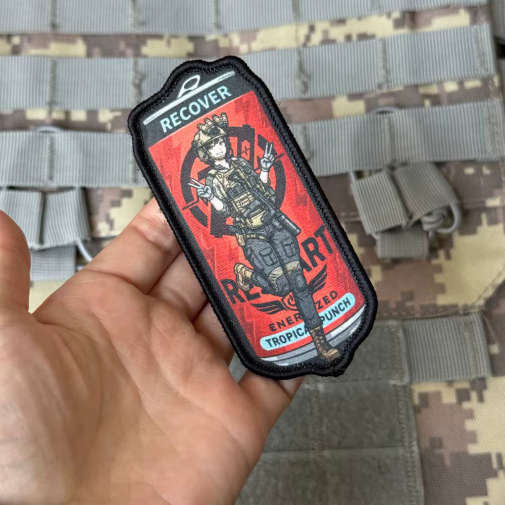 Parche militar soldado niña con gancho y bucle para brazalete - imagen 5