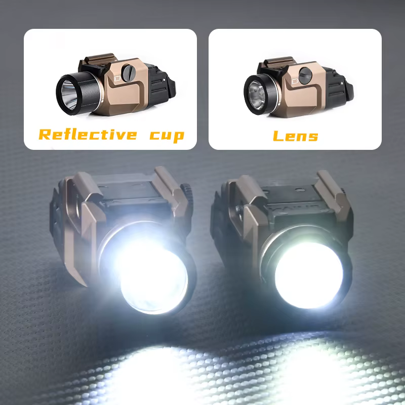 Linterna táctica LED Picatinny con mando ambidiestro y bloqueo - imagen 2
