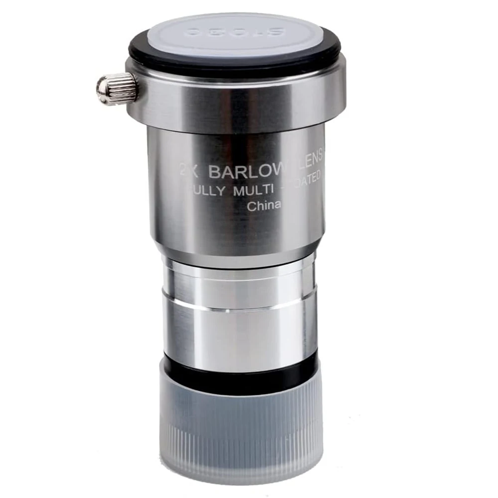 Barlow 2x HD de metal con acabado anodizado