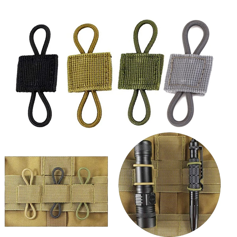 Correas MOLLE elásticas nylon con hebilla rápida táctica para equipo - imagen 5