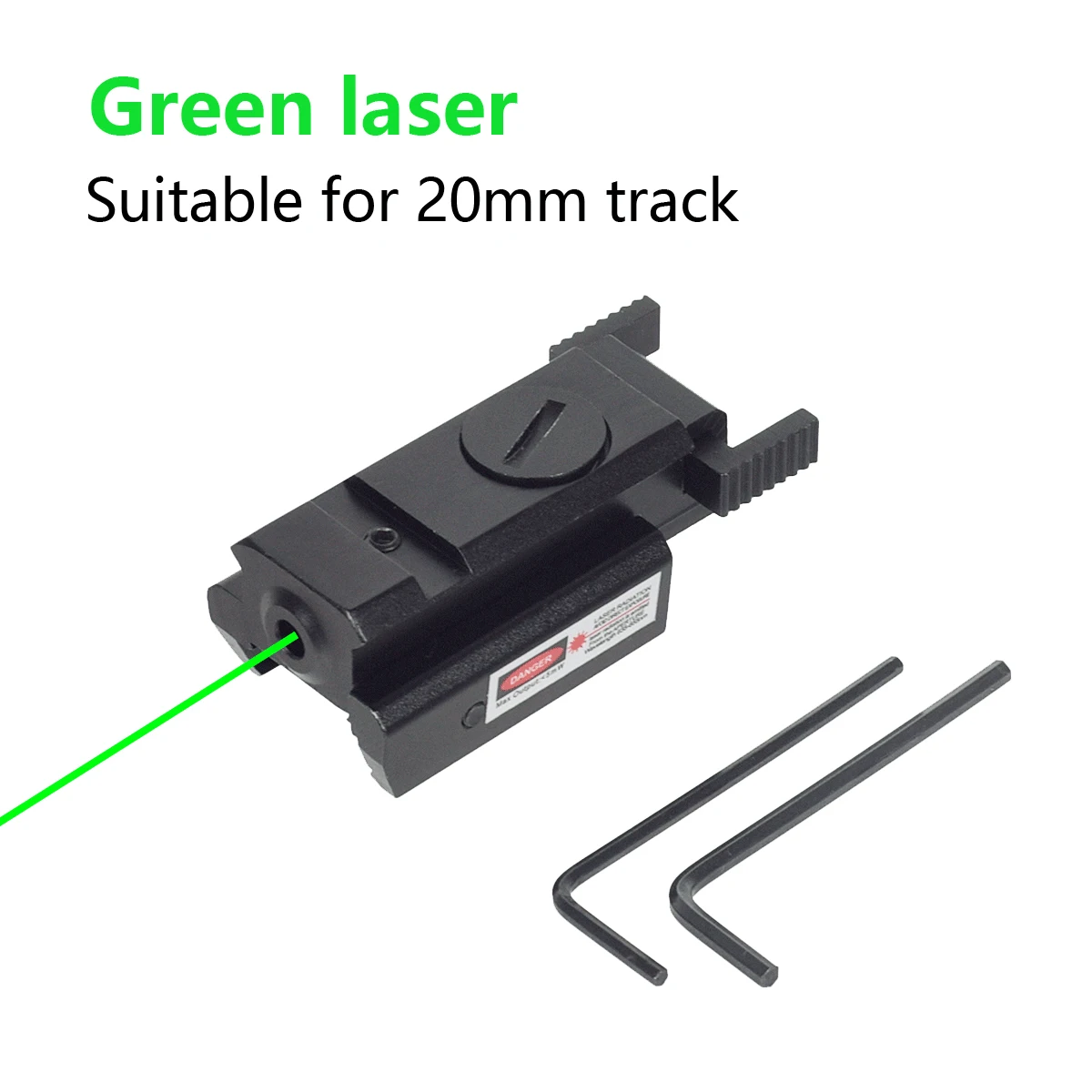 Puntero láser táctico rojo y verde para pistola Airsoft Picatinny - imagen 4