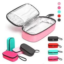 Bolsa térmica de frío para insulina, impermeable, sin gel
