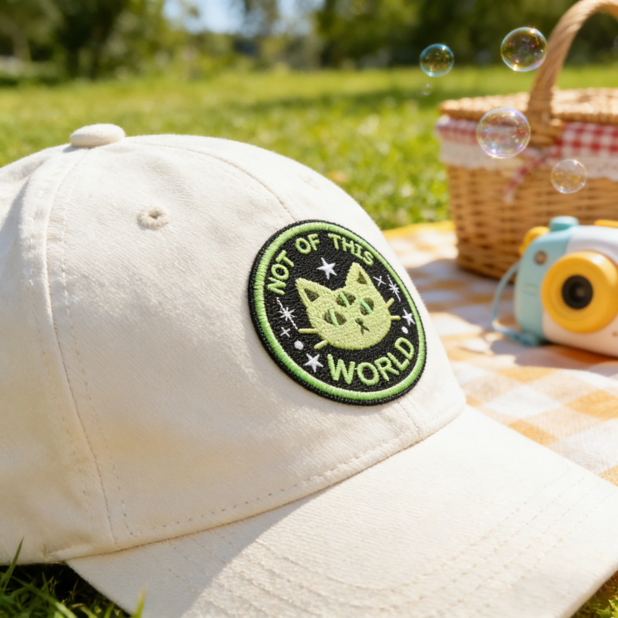 Parche táctico bordado alienígena termoadhesivo para gorras y mochilas - imagen 4