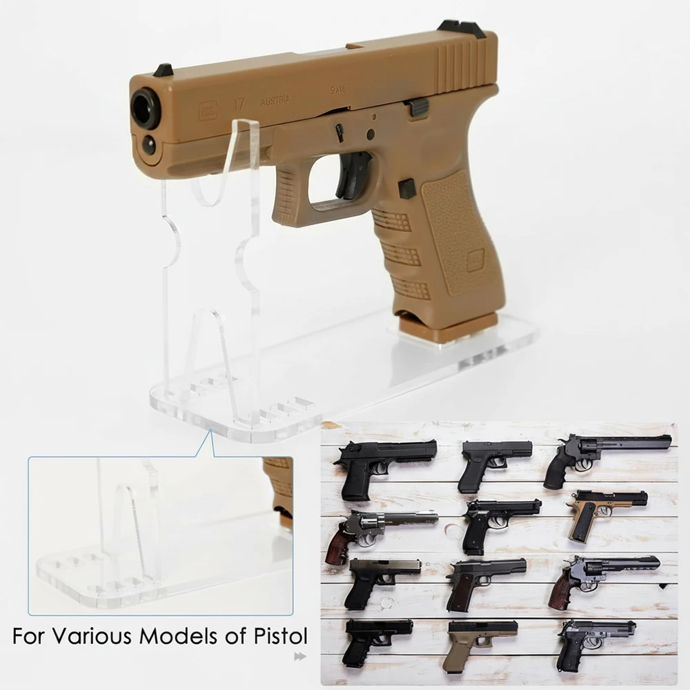 Soporte expositor de acrílico para pistola, universal y discreto - imagen 2
