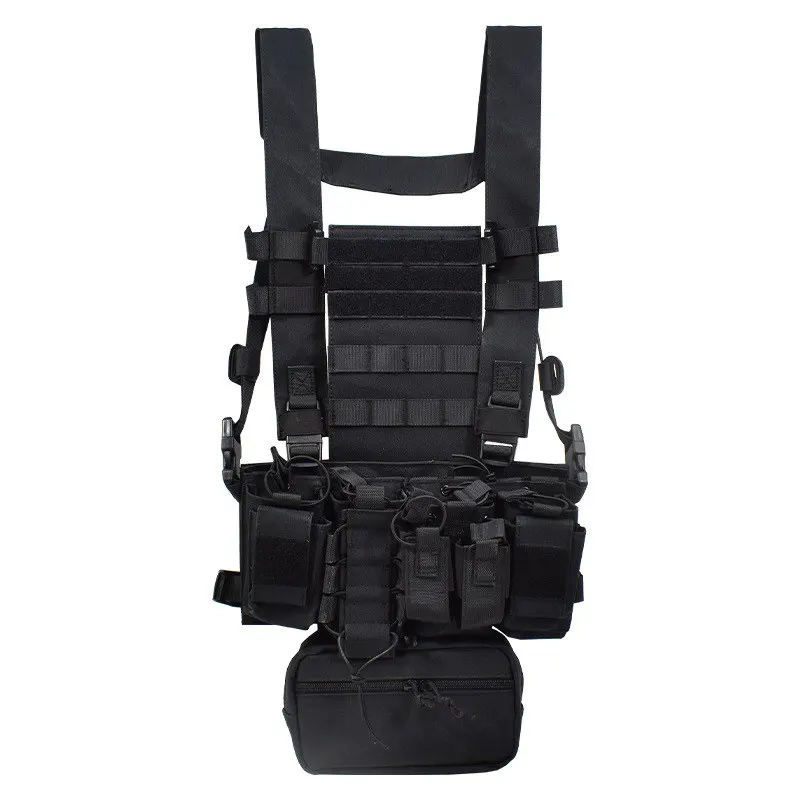 Chaleco táctico ligero EMR modular desmontable MOLLE para pecho - imagen 2