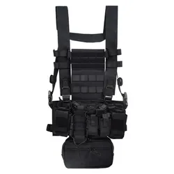 Chaleco táctico ligero EMR modular desmontable MOLLE para pecho