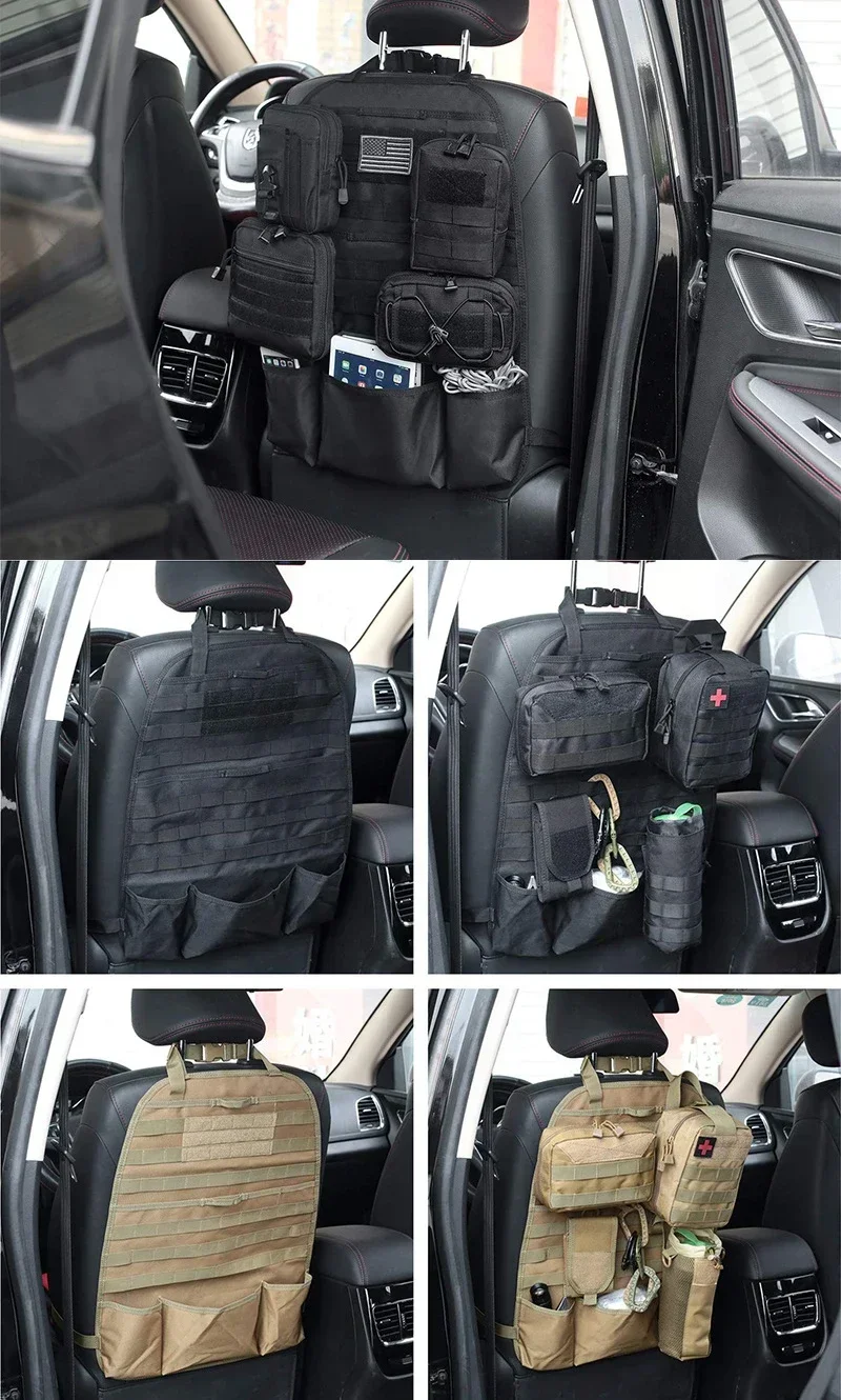 Organizador tipo panel para asiento