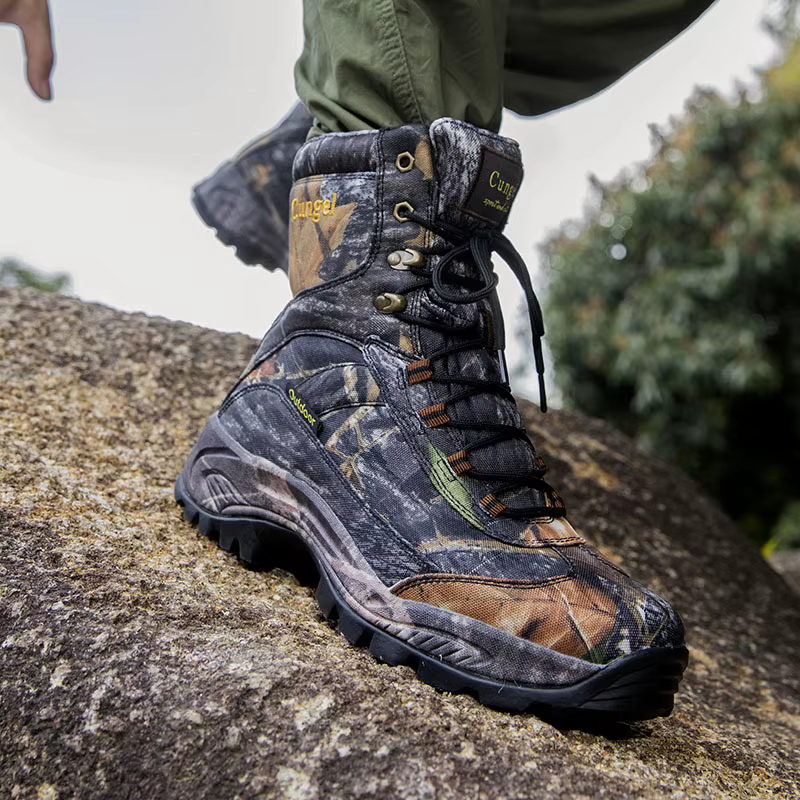 KOWM Botas tácticas de desierto para hombre - impermeables al tobillo - imagen 5