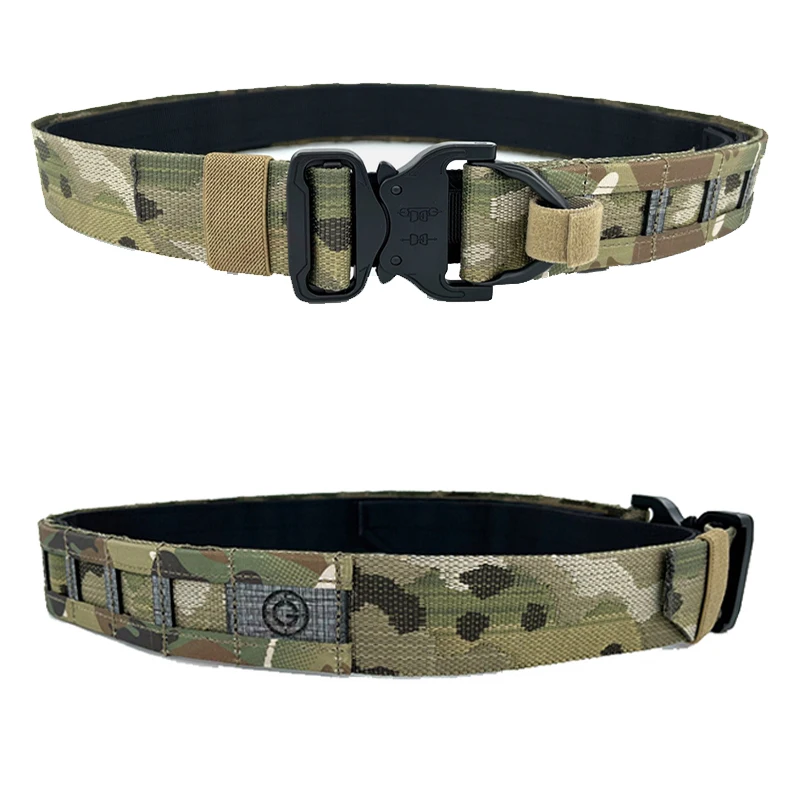 Cinturón táctico MOLLE Multicam doble capa liberación rápida - imagen 4