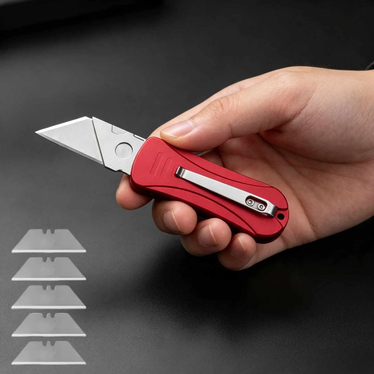 Cuchillo multiusos aluminio - Anti-impactos para cuero y alfombras - imagen 5