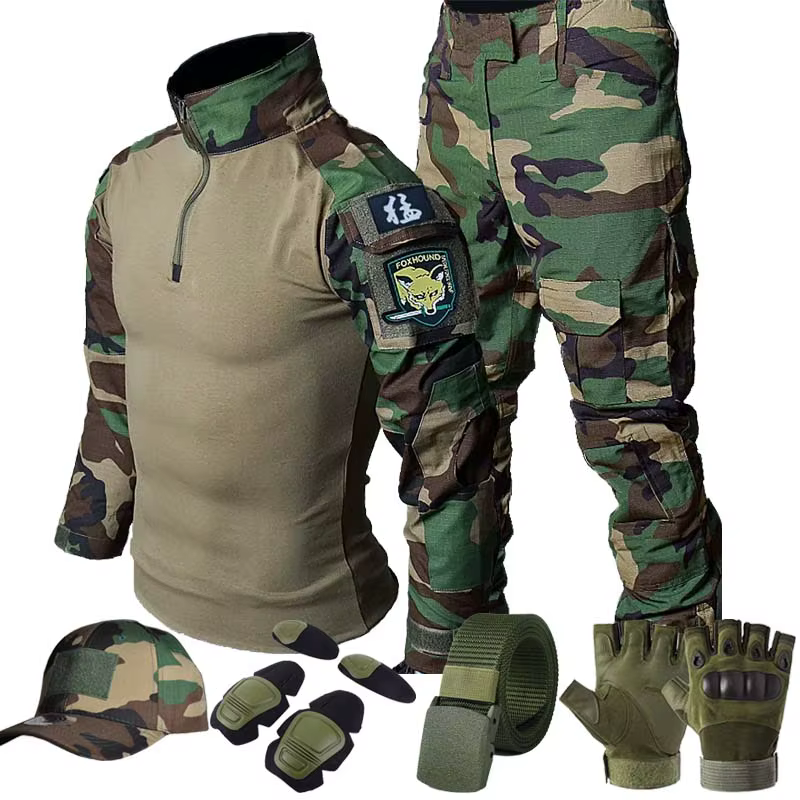 Uniforme táctico hombre verde selva – camisa manga larga y cargo - imagen 2