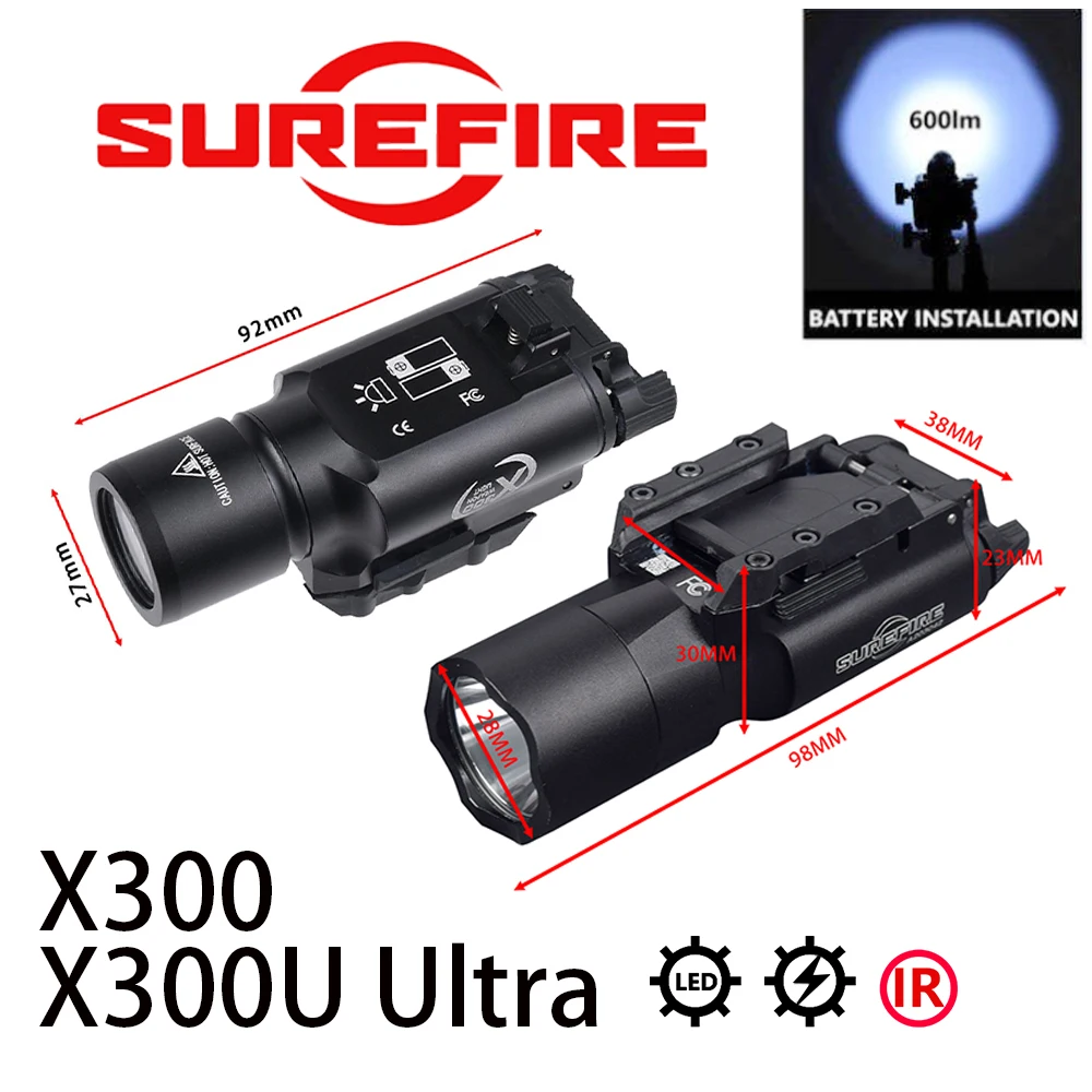 SureFire X300 linterna táctica para carril Picatinny LED