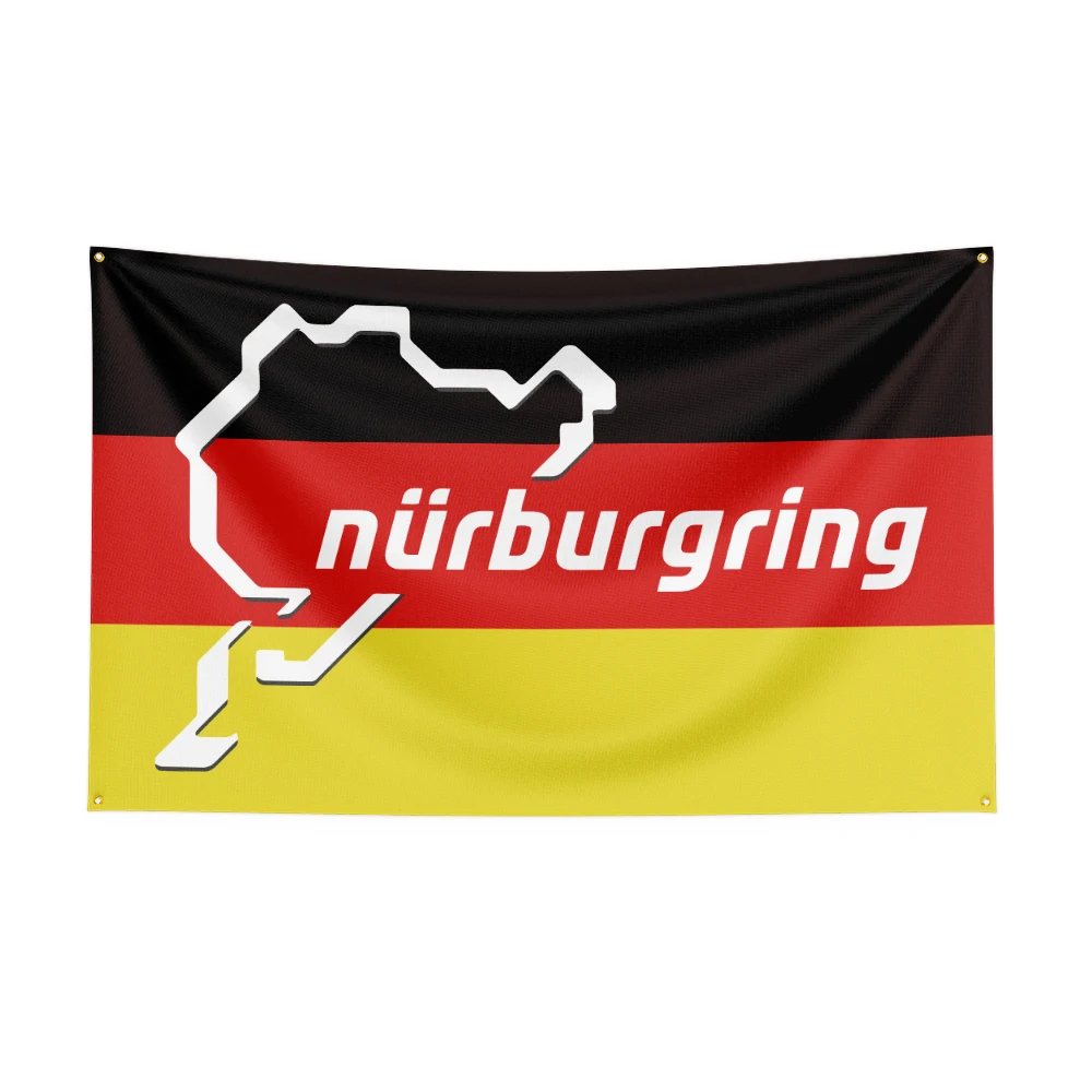 Bandera Nürburgring carreras para decoración de pared interior - imagen 2