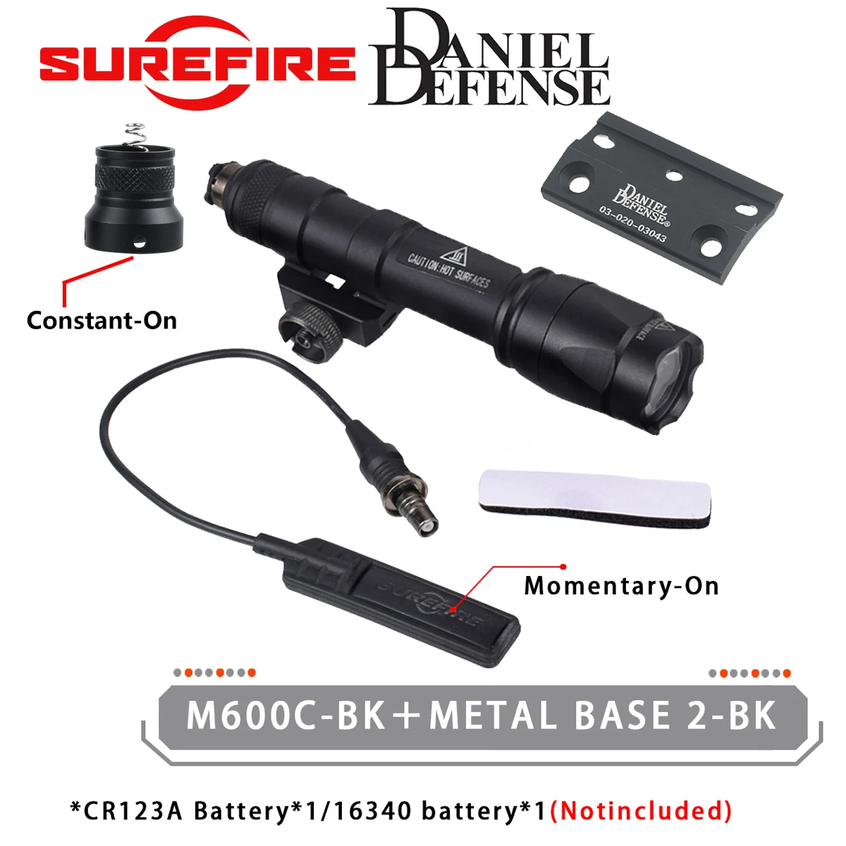 Linterna táctica SureFire M300 M600 con montaje M-LOK lateral - imagen 4