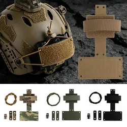 Casco táctico soporte trasero con bolsa contrapeso NVG y hebilla rápida