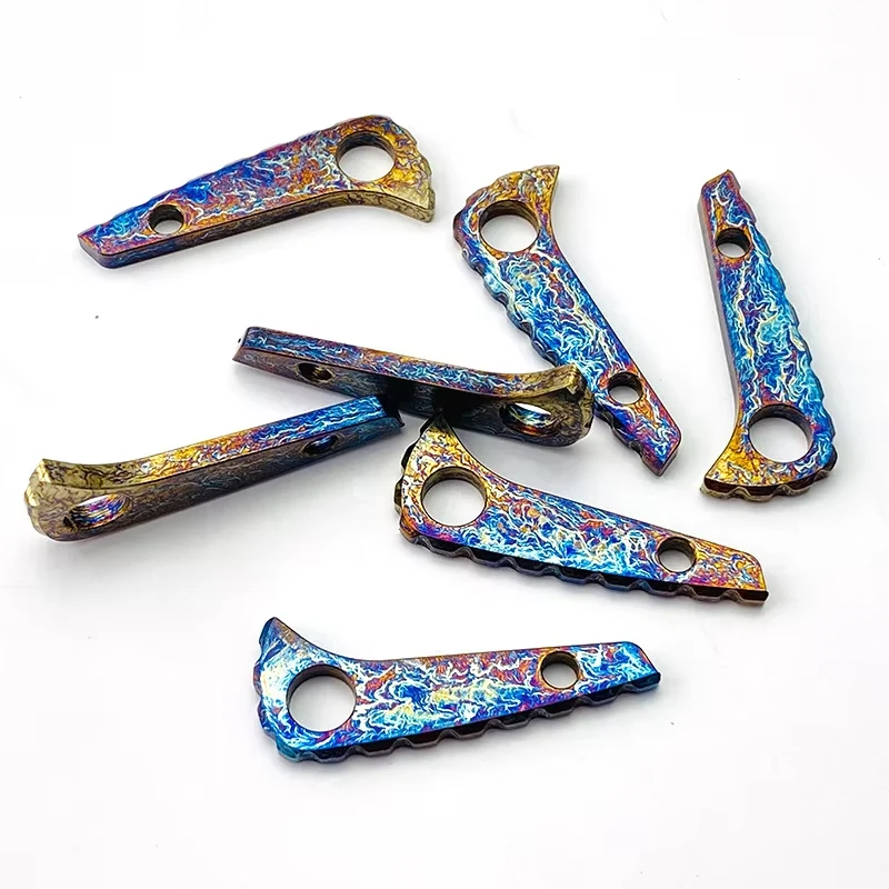 Espaciador trasero de titanio Spyderco Paramilitary para cuchillos - imagen 5