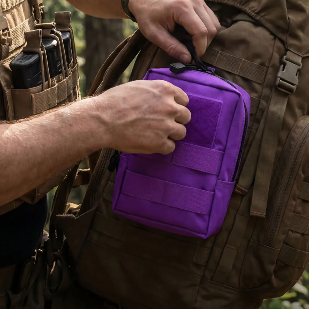 Riñonera táctica MOLLE para primeros auxilios, resistente al agua - imagen 2