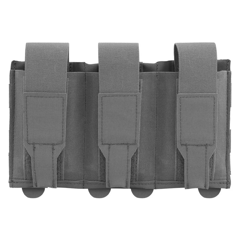 Portacargador Táctico Triple 5.56/7.62 MOLLE Rápido para Chaleco - imagen 2