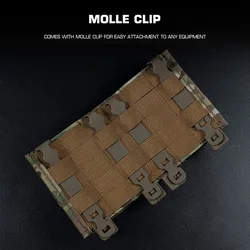 Funda táctica para cargadores MOLLE con clip Malice y correa KYWI