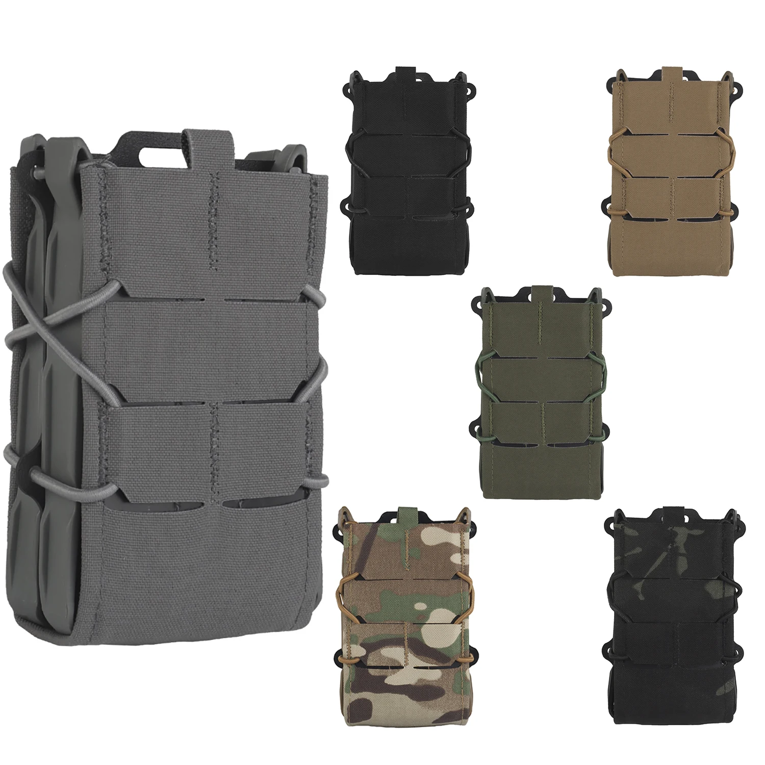 Tiger V2 Funda de cargadores MOLLE Hook-Loop para rifle Airsoft - imagen 2