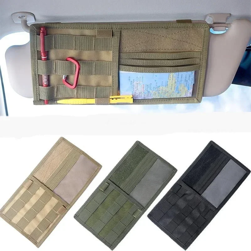 Visera parasol táctica MOLLE con organizador para vehículo - imagen 5