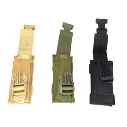 Fundas tácticas MOLLE para linterna, cuchillo y revista - Modular