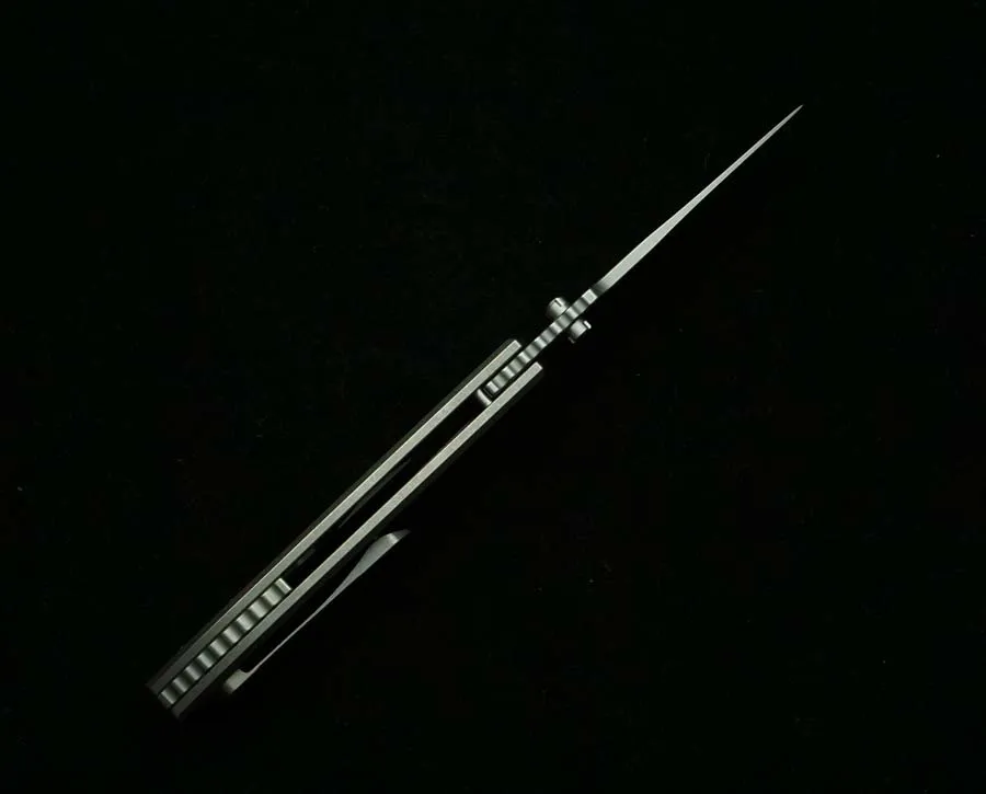 VECP Cuchillo plegable EDC de titanio para supervivencia - imagen 2