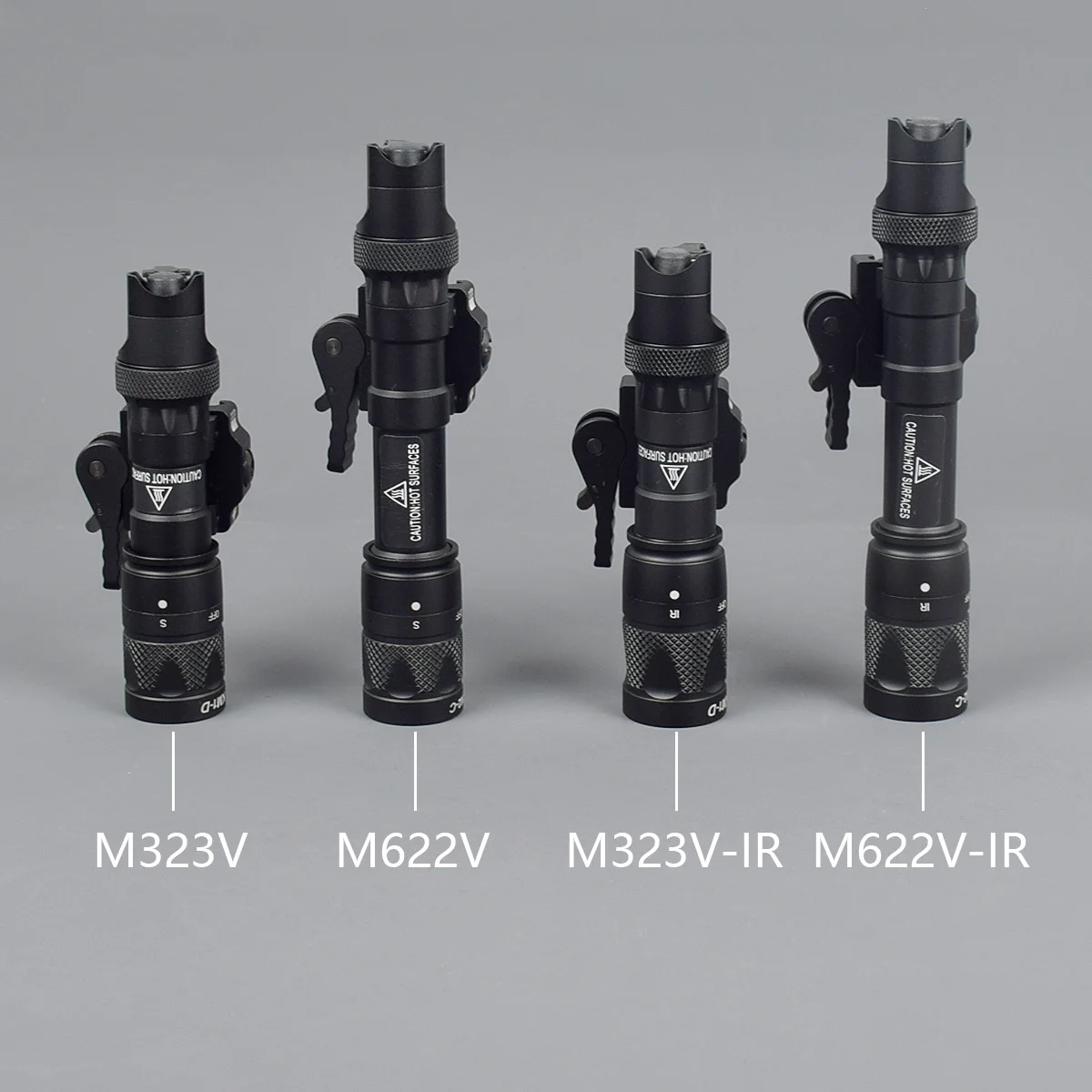 Linterna táctica Surefire M600B de aluminio con botón de presión - imagen 2