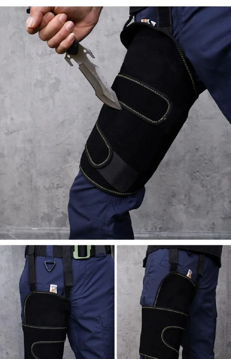 Protectores de piernas antipuñaladas para moto, muslos y pantorrillas - imagen 3
