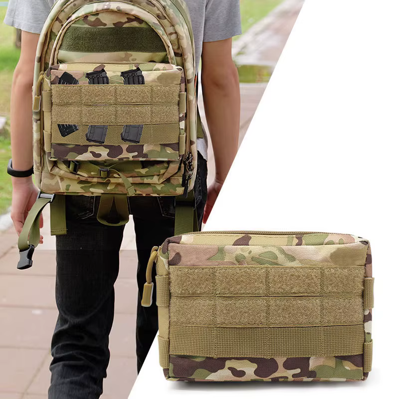 Riñonera táctica MOLLE EDC multiusos para caza, camping y exterior