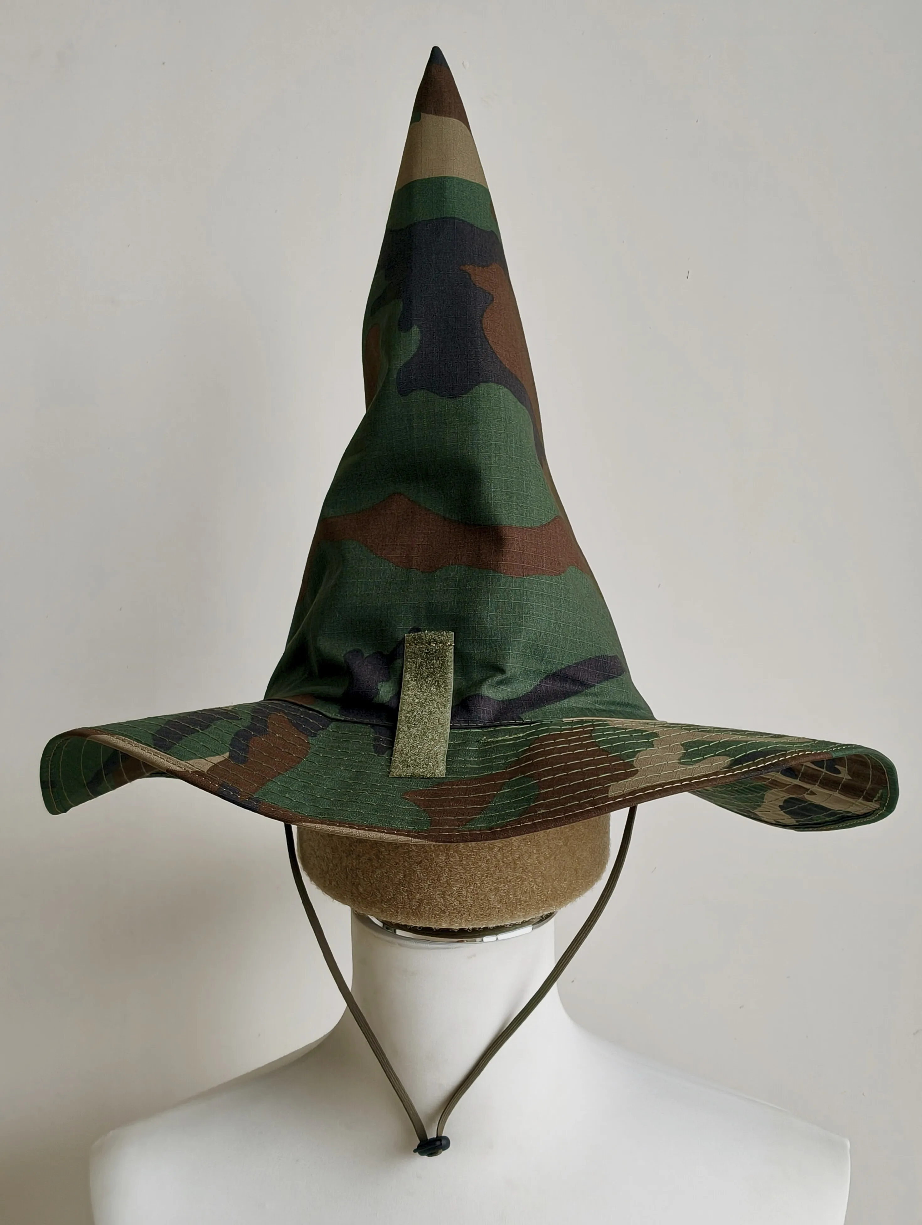 Sombrero táctico ala ancha copa alta de una pieza para disfraz - imagen 3