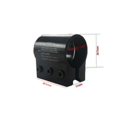 Soporte linterna táctica 1 pulgada rail 11mm – Caza y outdoor