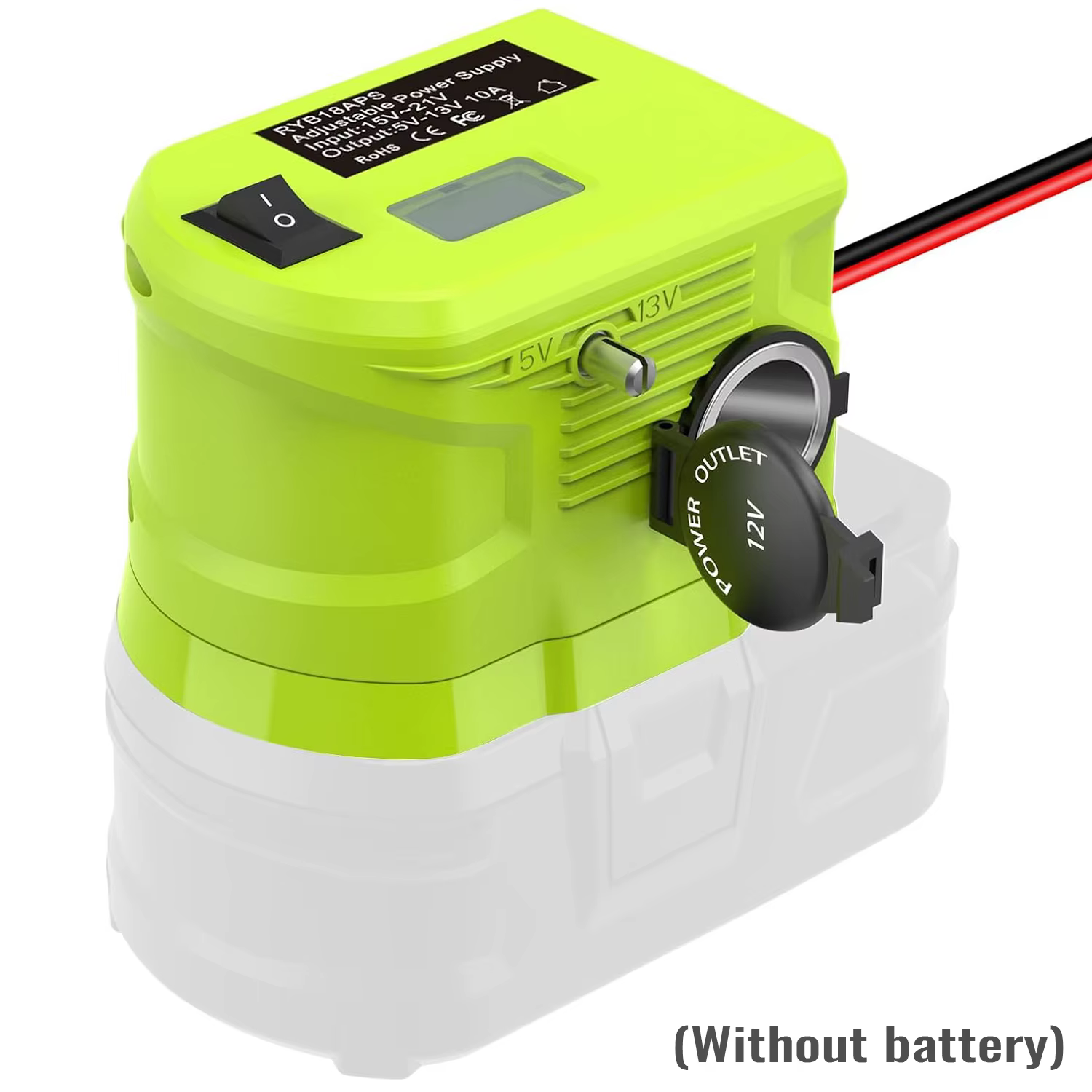 Convertidor de voltaje para batería Ryobi Li-Ion, redutor adaptador - imagen 3